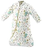 Hygienisch & Unisex: Der Schlafsack kann einfach in der Waschmaschine gewaschen werden,nach wiederholtem Waschen kann es eine gute Form und schöne Farbe beibehalten.Und ist für Jungen und Mädchen geeignet.