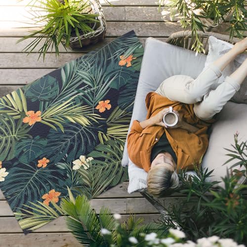 Tapis de sol vinyle résistant décoloration 150x225 pour sol terrasse usé - 3