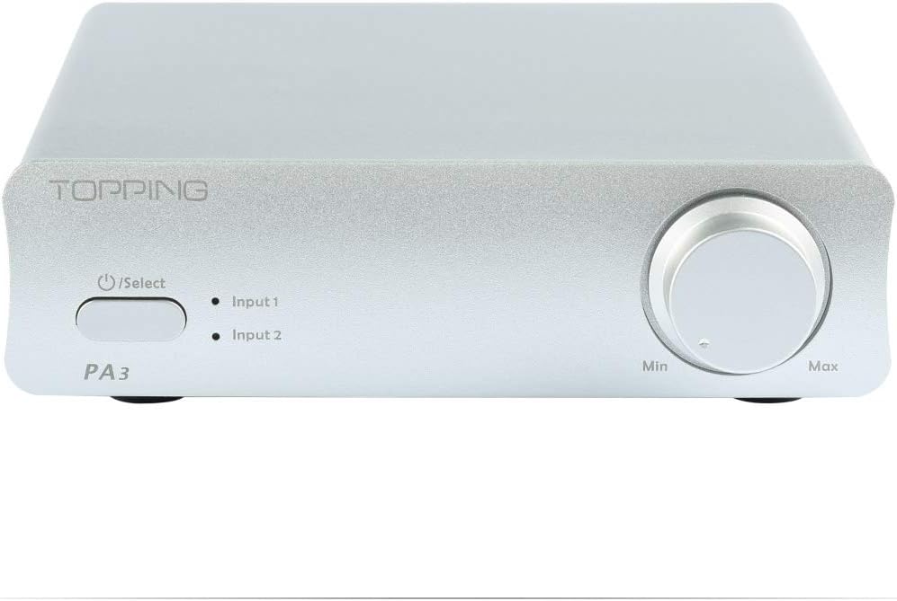 PA3 Desktop HiFi Digital Amplifier Class D, TDA7498E 80W 2 Output 2 Way RCA Input, 2 Channel Power Amp (PA3)