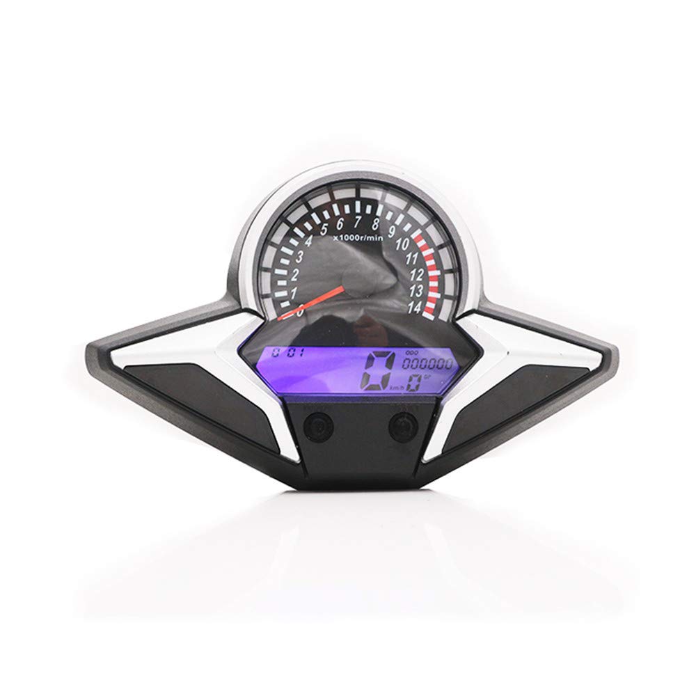 Snapklik.com : Motorcycle Speedometer Tachometer Table Black Plastic ...