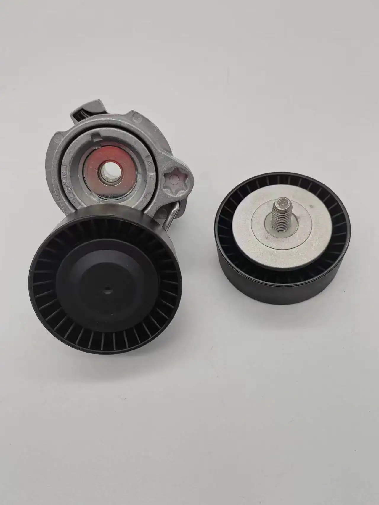 Conjunto de polea tensora de Correa de transmisión para BMW N62 OEM 11287549588 11287549557 11287631817 6PK1548 Polea guía tensora de Correa de Motor