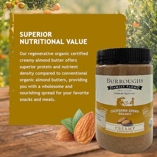 Burroughs Family Farms Regenerative Organic Creamy Almond Butter thumb #2