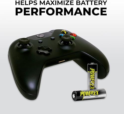 Miniatura 6 de Powerex PRO - Baterías AA NiMH recargables de alta capacidad (1.2 V, 2700 mAh), paquete de 8 unidades