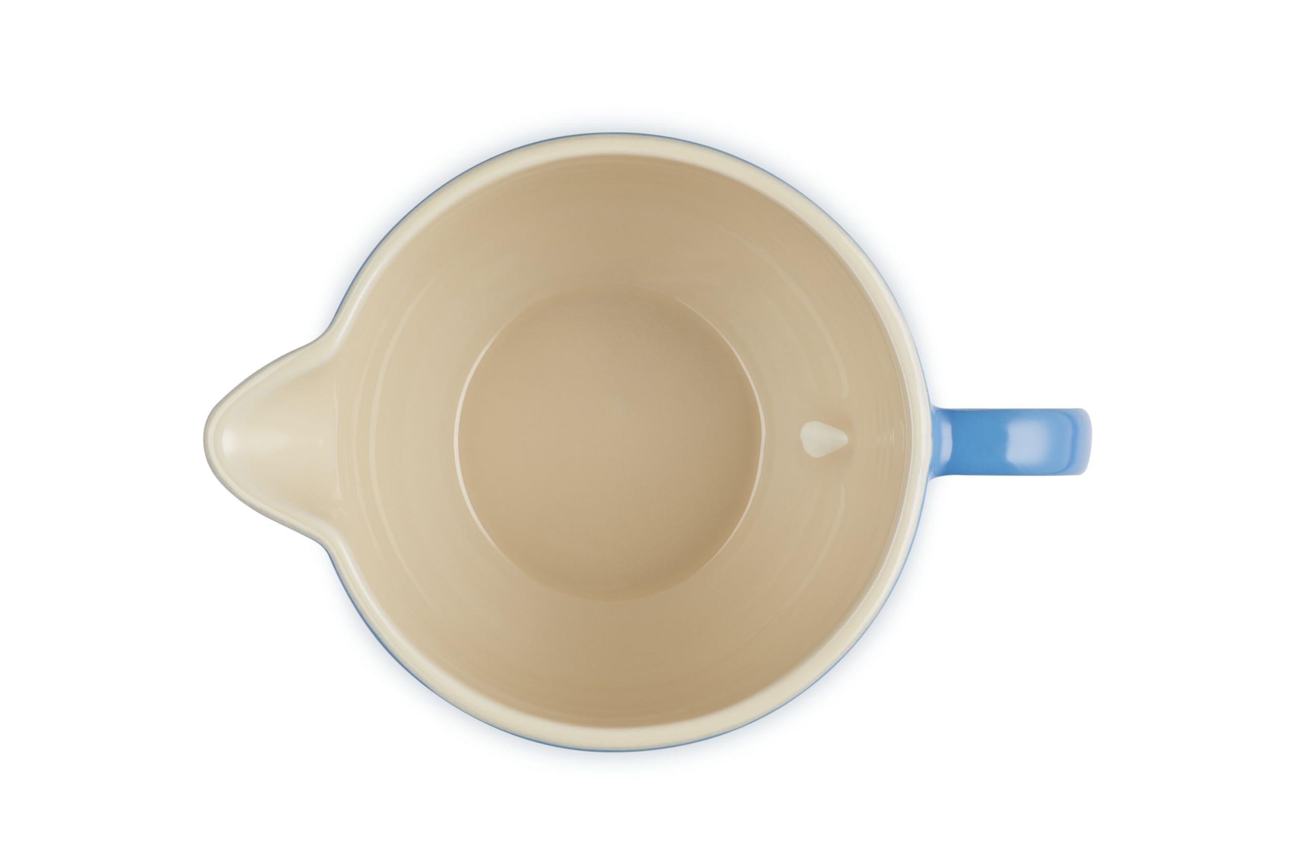 Le Creuset Steingut-Mischkanne, 2 Liter, Azure Blue, 70106202200002