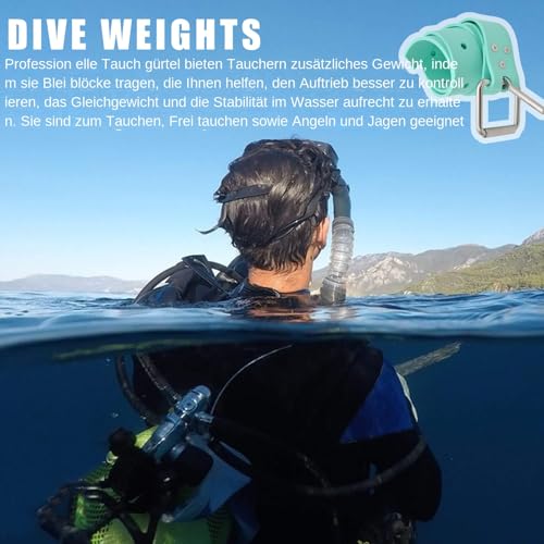 Ceinture de plongée en silicone avec poids réglable pour apnée