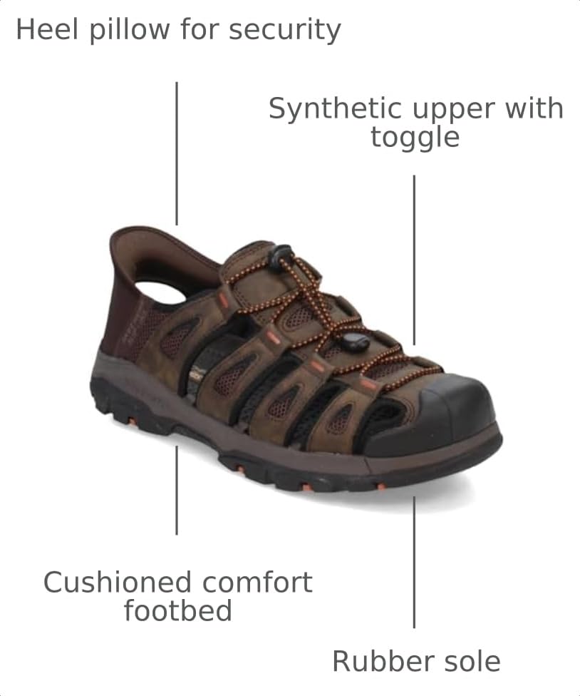 Image of Skechers Men's USA Tresmen - Norvick Enclosed Slip-Ins Fisherman Sandal