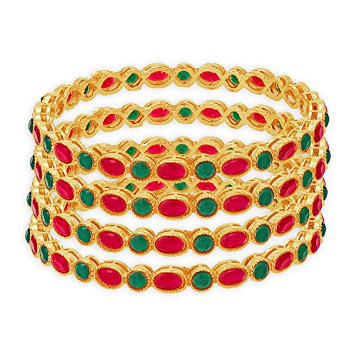 Sukkhi Delicate Gold Plated Bangle Set For Women (Set of 4) (B102573_2.6) (B0B4WZDHWQ) Amazon Price History, Amazon Price Tracker