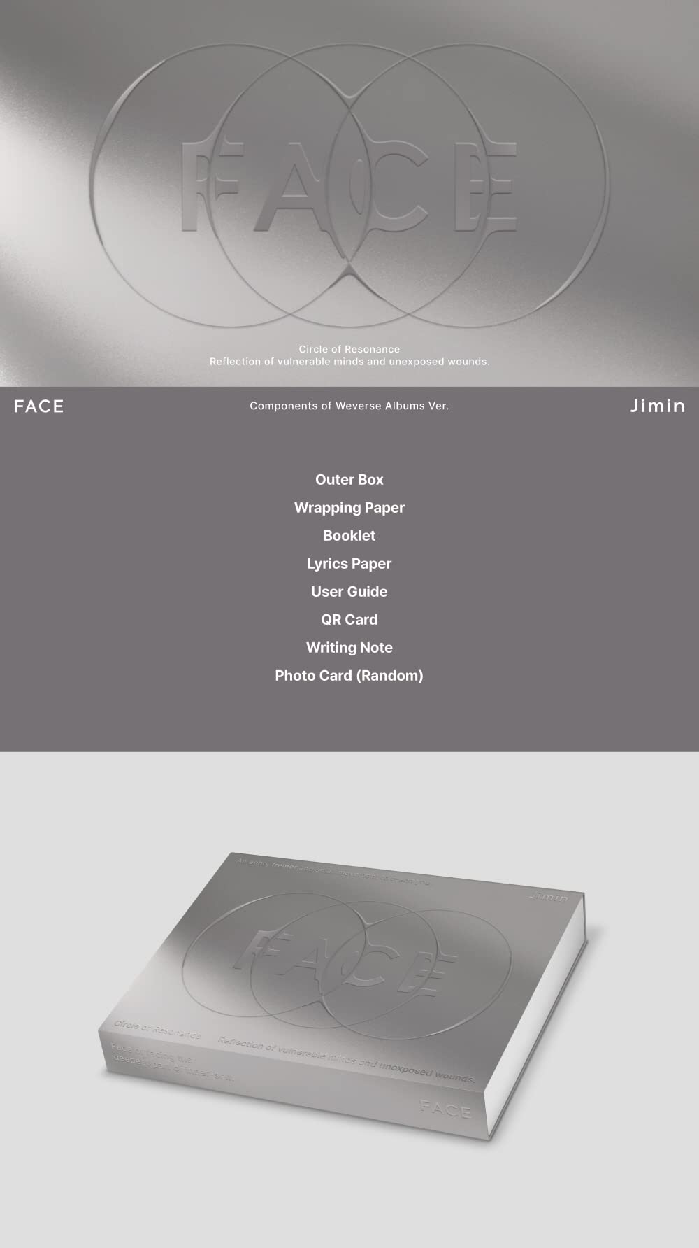 JIMIN BTS - FACE [Weverse Albums ver.]