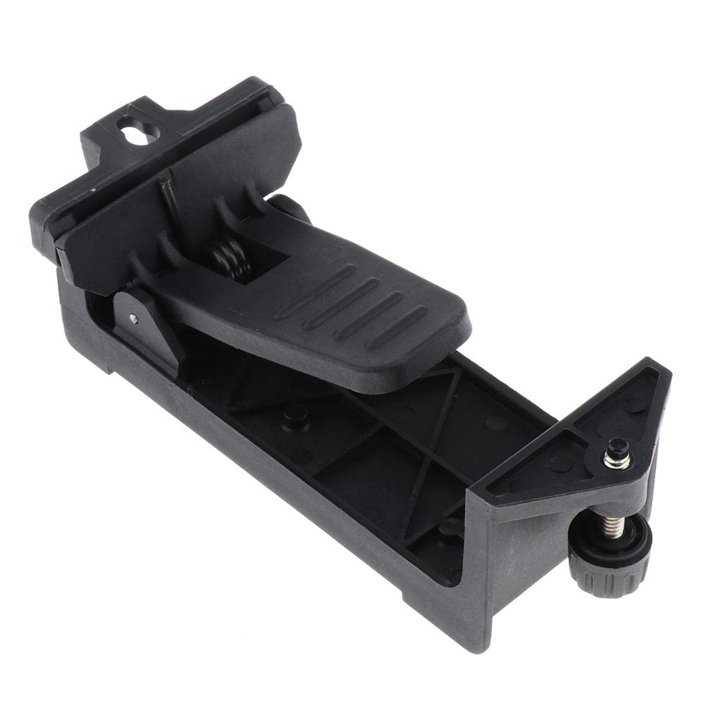 1 adaptador de soporte de nivel láser con clip magnético para colgar en el techo, color negro, no 1