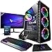 Produktbild VIBOX II-86 Gaming PC - 24" Monitor-Paket - Intel i5 6-Core 10400F Prozessor - RTX 3070 Ti 8GB Grafikkarte - 16GB RAM - 1TB NVMe M.2 SSD - 600W PSU - Windows 11 - WiFi
