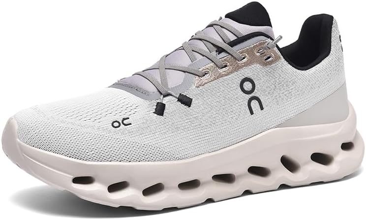 Men’s Running Shoes Lightweight Cushioned Breathable Sneakers Comfortable Trainers with Slip Resistant Outsole for Jogging Walking and Daily Workout