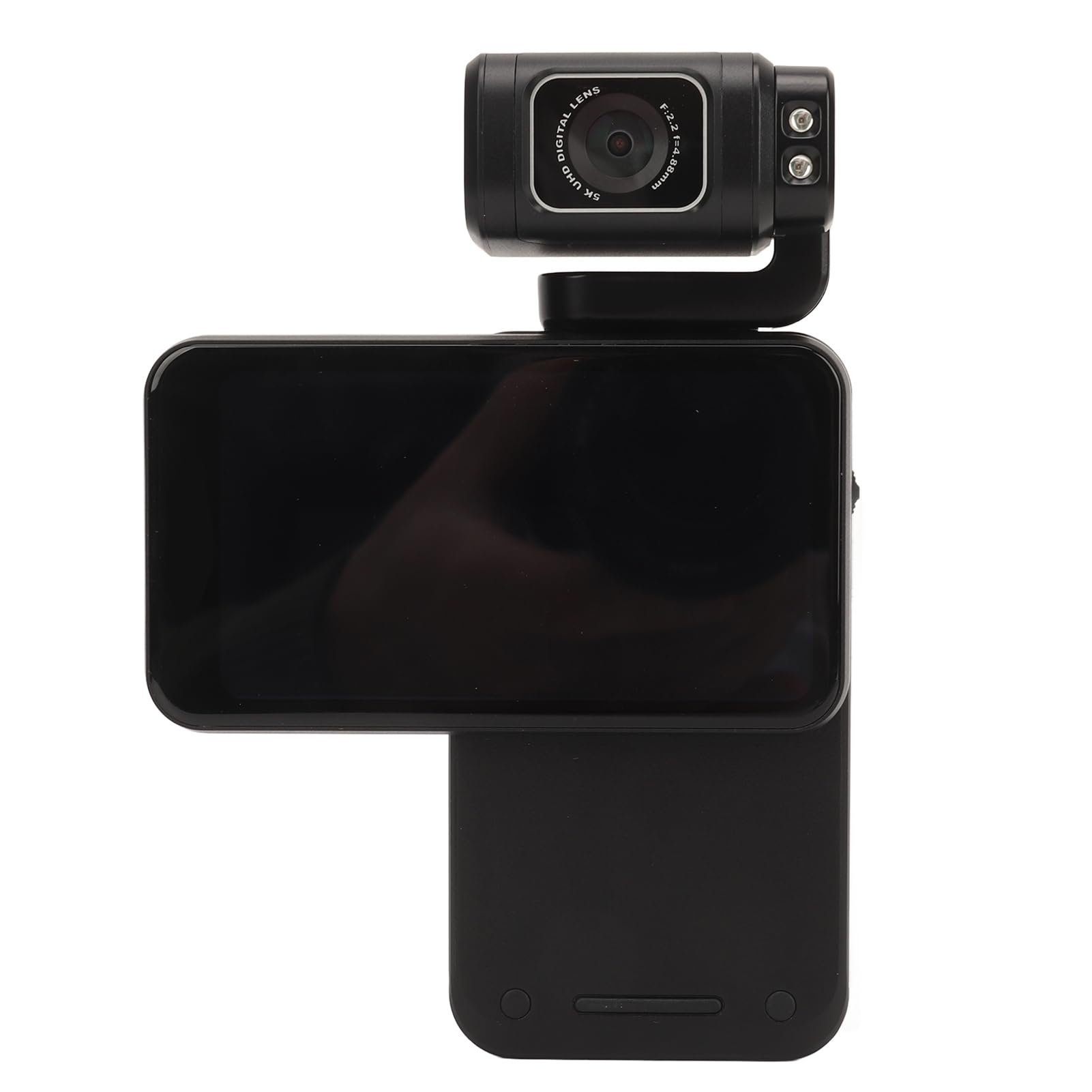 Videocamera 5K, videocamera da 36 MP WiFi Vlogging, zoom digitale 10x, touch screen girevole a 120 gradi, grandangolo da 3250 mAh, supporto di archiviazione 64 G