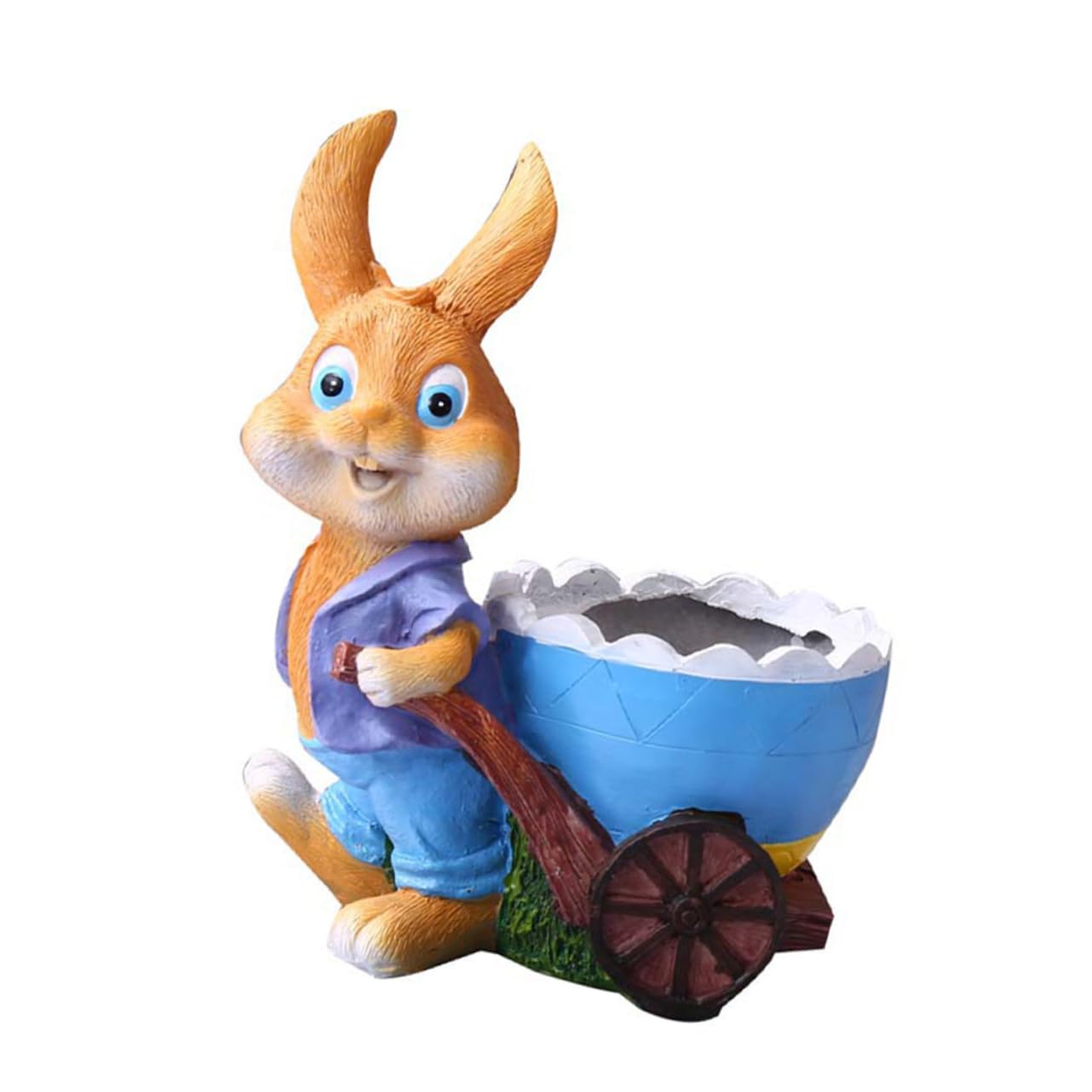 Jardinière lapin en résine pour sublimer votre décoration de patio extérieur