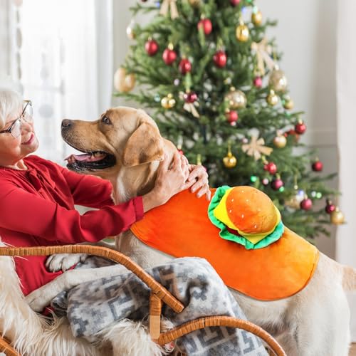 Disfraz de hamburguesa para perro talla XL miniatura 3