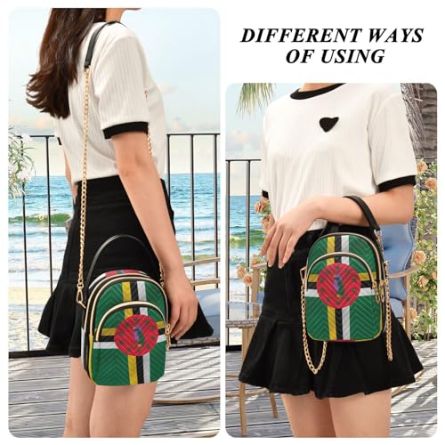 Image of Patriot Flag Cell Phone Purse Crossbody Handbag Durable Shoulder Bag Sturdy Travel Pouch