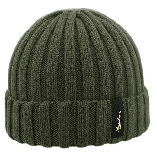 Borsalino Bonnet Bonnet en cachemire pur | Nano Cachemire | avec boîte | Homme Femme | Automne Hiver, Vert loden., Taille Unique Cover