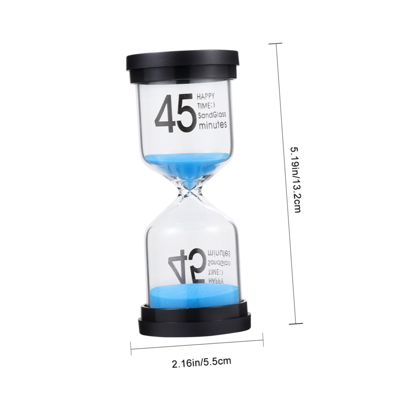 NOLITOY Reloj de Arena de Escritorio Material Vidrio y Plástico 3 Piezas Temporizador para Decoración del Hogar Adecuado para Uso Interior