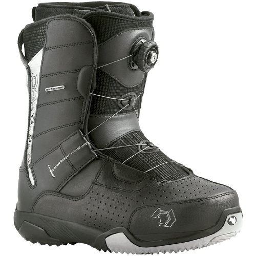Northwave Wired 09/10 - Botas de snowboard (28,5), color negro y plateado