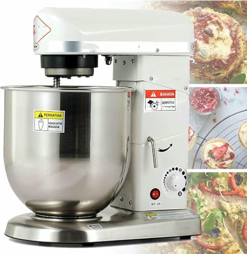 Dough Mixer,Commercial Food Mixer, Heavy Duty Electric Stand Mixer for Baking, Dough Kneading in Bakeries, Pizzerias, and Restaurants