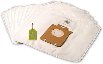 20 Vacuum Cleaner Bags Compatible with AEG Clean 6000 Eco, 20 Vacuum Bags + 2 Micro Filters Similar to Original Vacuum Cleaner Bags AEG Size 200, 201, 203, 205, 206,210, s-bag
