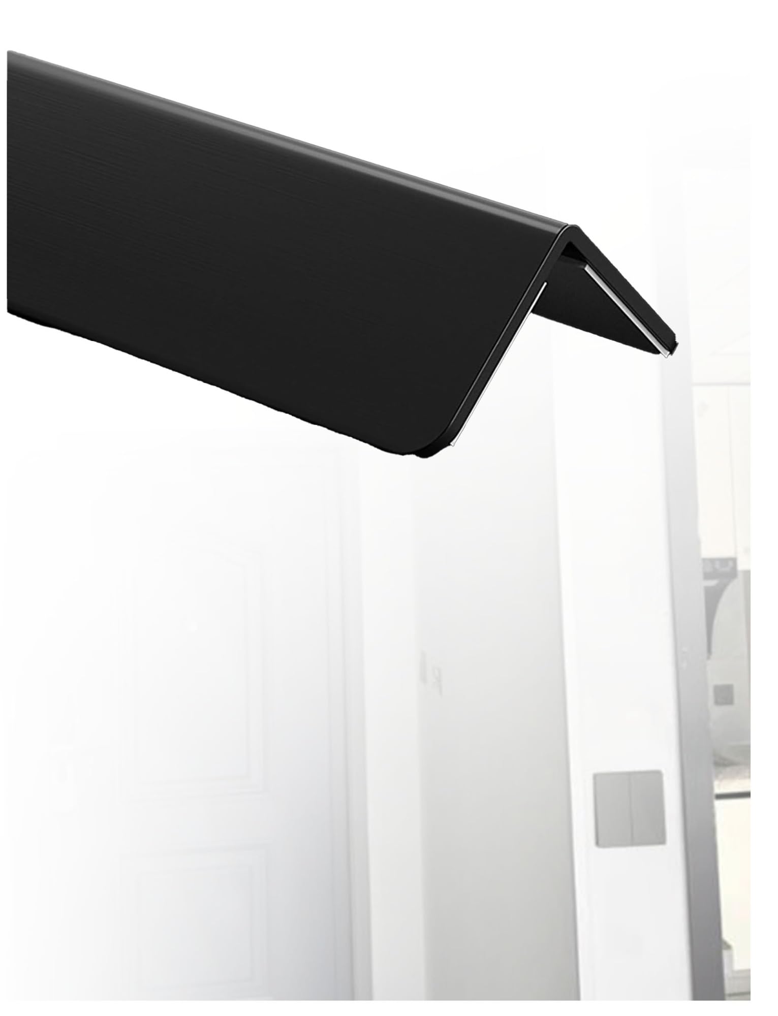 Genérico Protectores de Esquinas de Pared autoadhesivos de PVC de 90 Grados for Muebles, Puertas y mesas.(B-5pc,2.5X280cm)