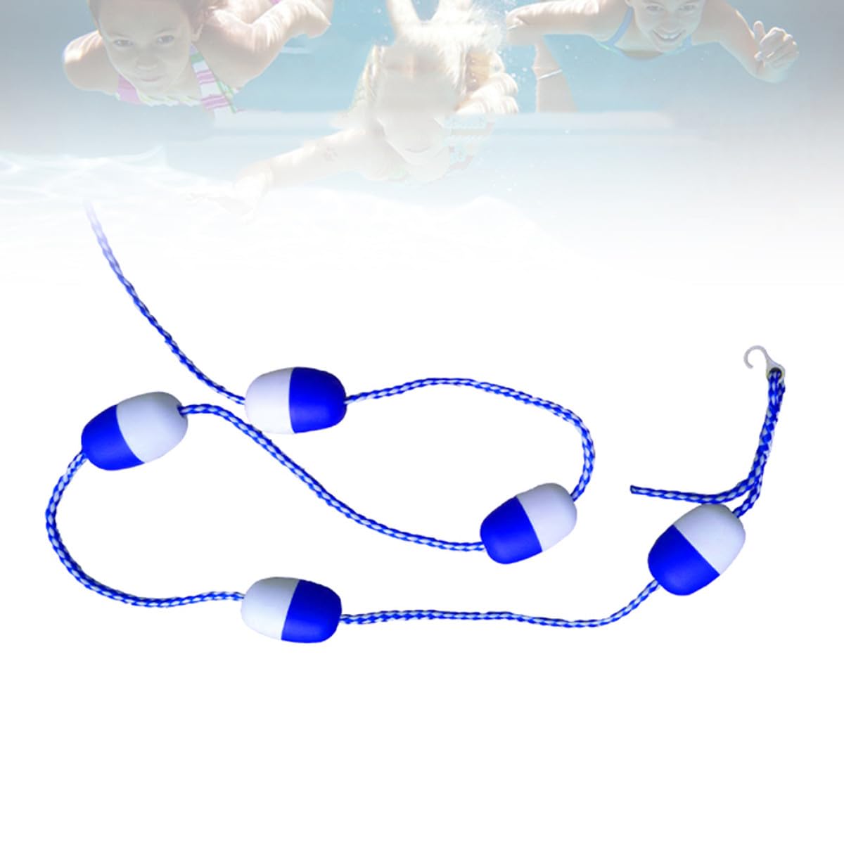 Corda galleggiante da 7 m, divisore di sicurezza per piscina, con palline galleggianti, accessorio professionale per la separazione delle corsie e la sicurezza del nuoto