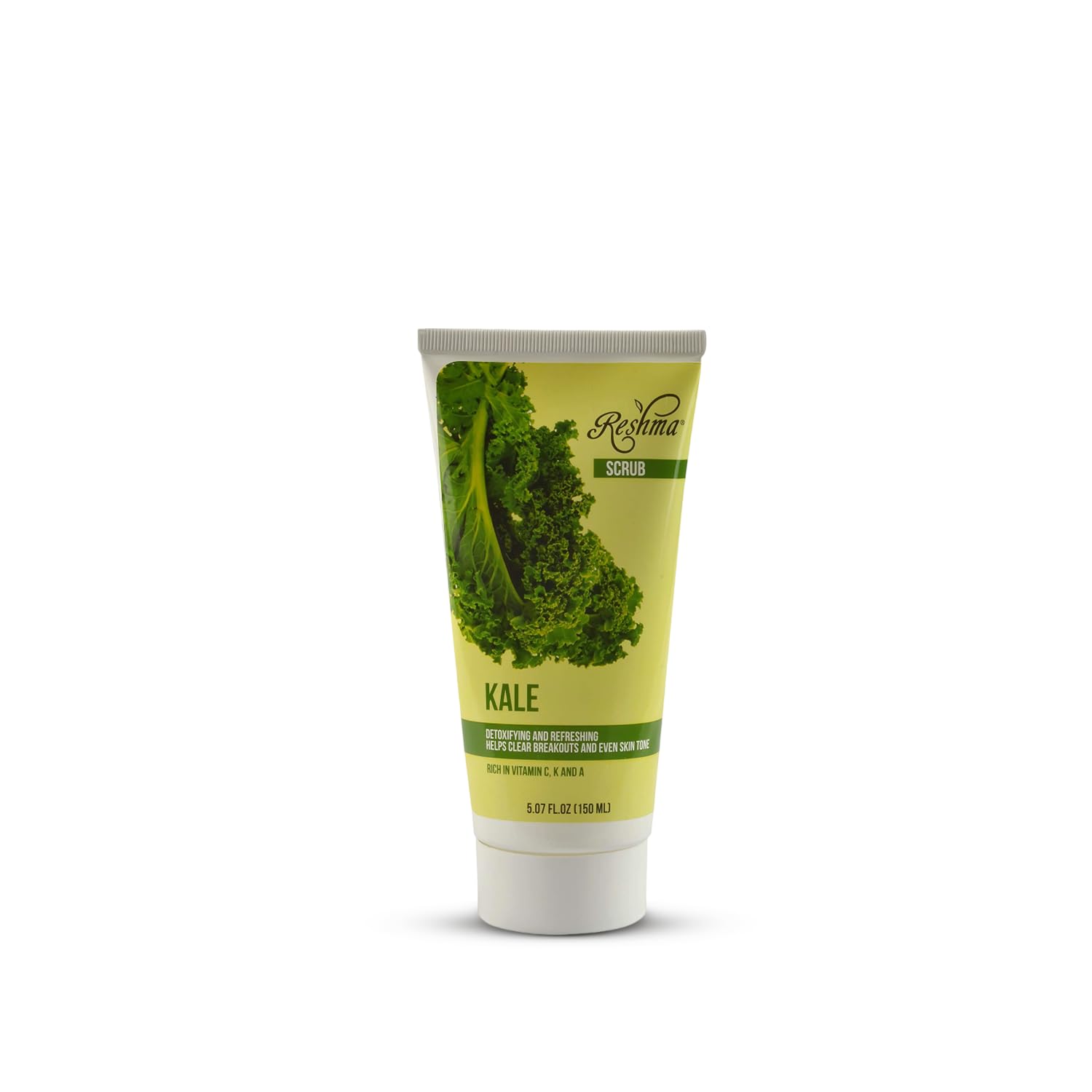Reshma Beauty Kale Scrub | Vitamin Rich with Antioxidant Properties to Support Luminous Skin | Promotes Even, Radiant, and Smooth Skin | Paraben and Cruelty-Free, Pack of 1