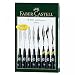 Faber Castell FC167137 Wallet Pitt Pen Nibs Art Set, Assorted