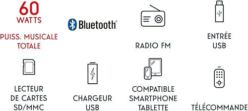 THOMSON MULTIMEDIA Tower with CD Player – zwart - 7