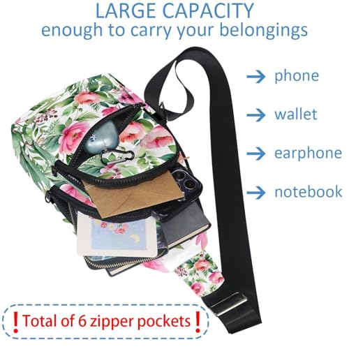 Sac de poitrine ergonomique et léger avec sangle ajustable pour le quotidien