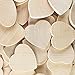 Round Heart Shaped Unfinished 1.3" Wood Cutout Circles Chips for Board Game Pieces, Arts & Crafts Projects, Ornaments (50 Pieces) by Super Z Outlet