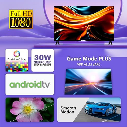 Image of Foxsky 108 cm (43 inches) Full HD Smart LED TV 43FS-VS (Black)