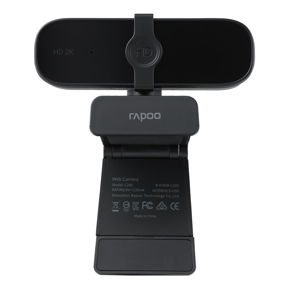 Rapoo XW2K Kamera internetowa 2560 x 1440 pikseli USB 2.0 Czarny