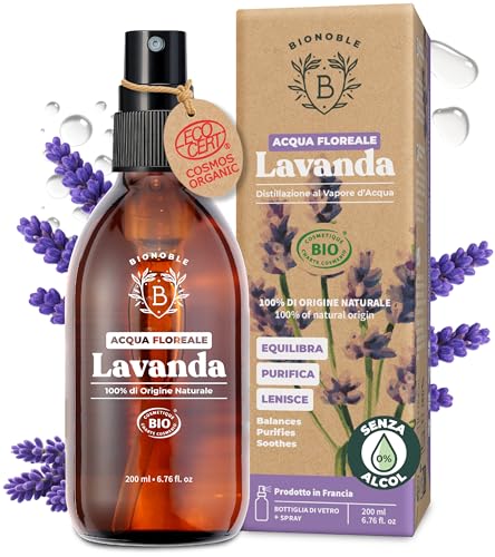 BIONOBLE Idrolato di Lavanda Bio e 100% di Origine Naturale -...