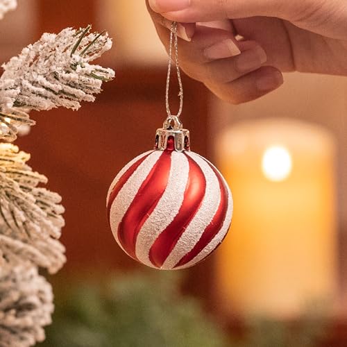 Victor's Workshop Weihnachtskugeln 35tlg. 5cm Plastik Christbaumkugeln Set, Weihnachtsbaumschmuck Dekoration Christbaumschmuck für… – Ansicht 5