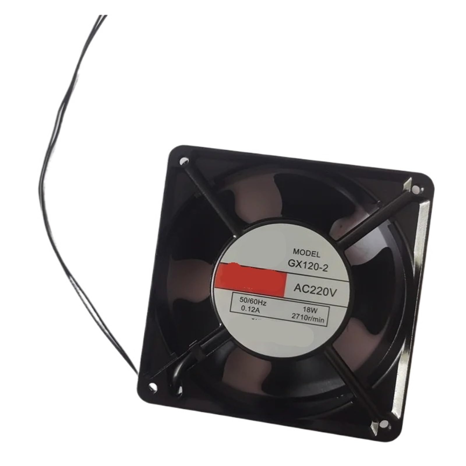 YMUGUEGH 1238 GX120-2 AC 220V 0.12A 120x120x38mm 2-Wire 2-Wire 120mm AC Cooling Fan