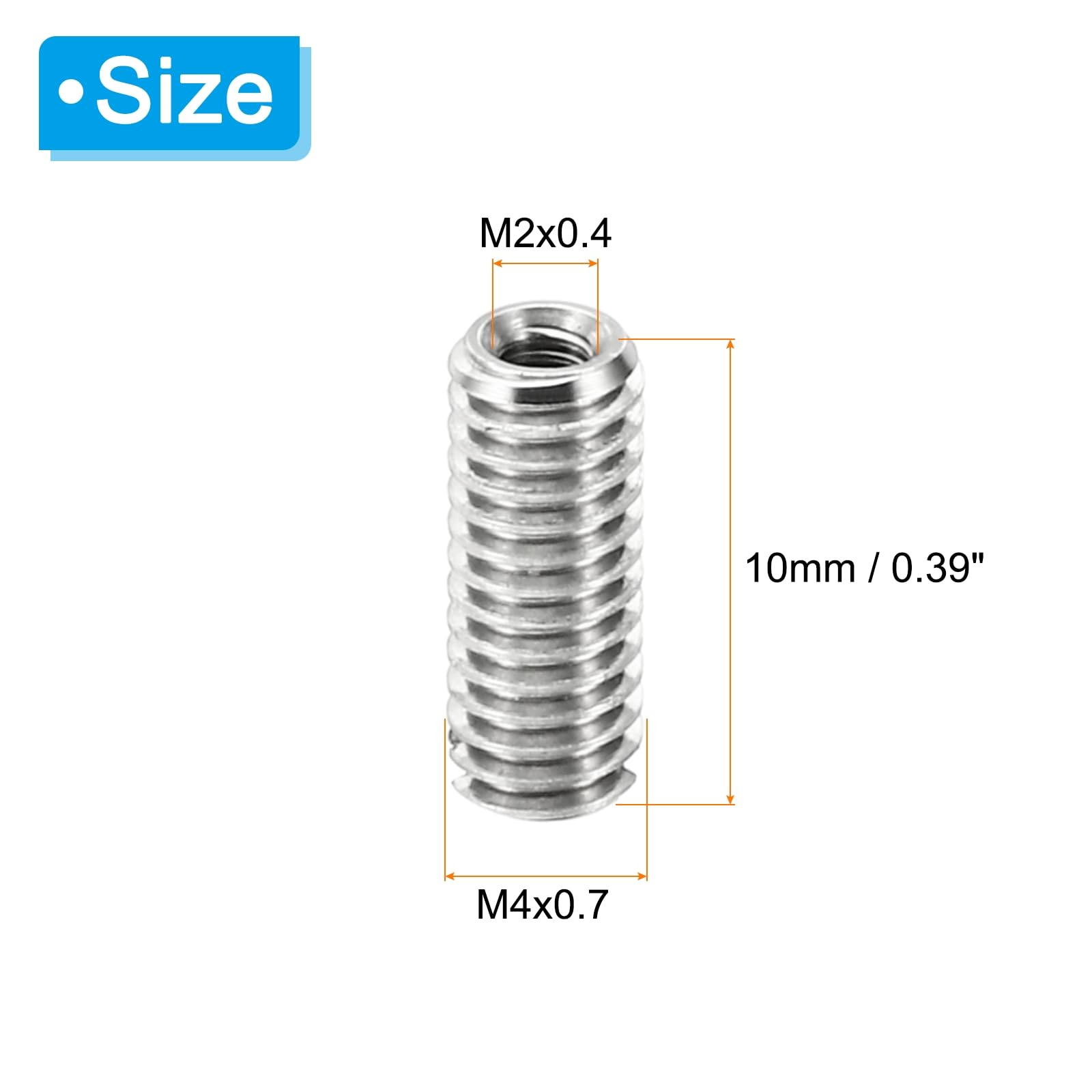PATIKIL Thread Adapters Sleeve Reducing Nut - Image 2