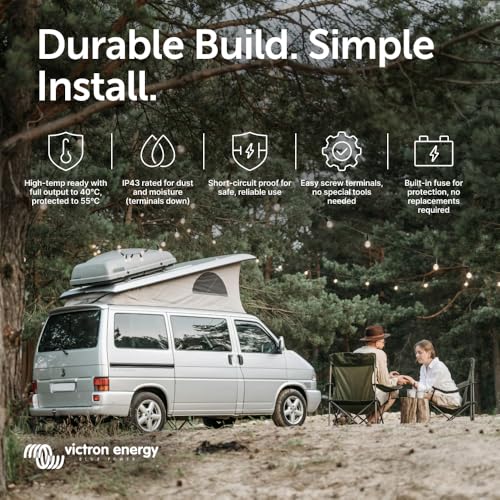 Victron Energy Orion-Tr Smart DC-DC Ladebooster (Bluetooth) - 12/12V, 18 Amp, 220-Watt - Batterie Ladegerät für Doppelbatteriesysteme - Isoliert