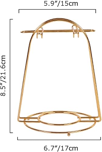 Miniatura 4 de YY YEARCHY Soporte para Tazas de Café, Soporte para Tazas de Espresso, Estante de Secado de Tazas, Soporte Escurridor de Tazas de Metal, Árbol de