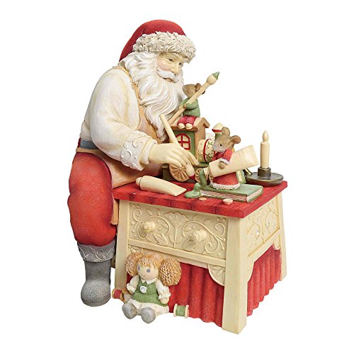 Tech Deals 🔥 Enesco Heart of Christmas Finishing Touches Mice Brushes Figurine, 7.48", Multicolor