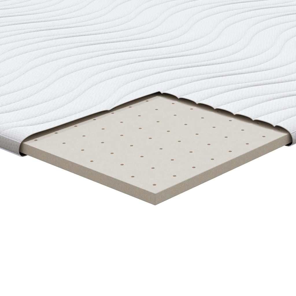 Matratzenauflage Weiß 100 x 200 cm Strickstoff atmungsaktiv wasserdicht waschbar allergikerfreundlich schmutzabweisend für Schlafzimmer, Kinder, Baby, Inkontinenz, Komfort, Hygiene