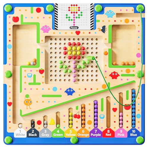 42% Off LADFAR Magnetic Maze Montessori Toy for Toddlers