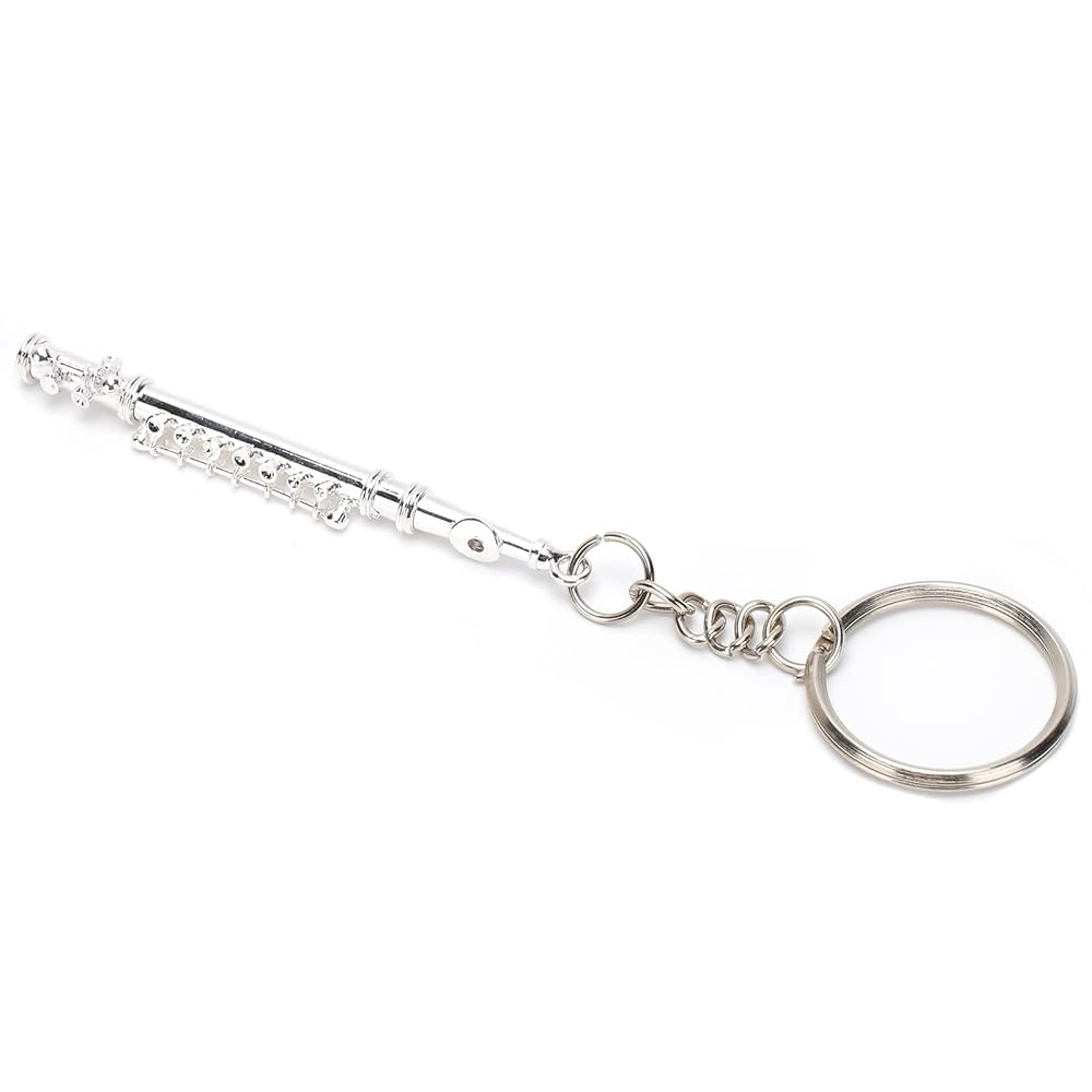 Amazon.co.jp: [CXFBSDF] 金属フルートキーホルダー、美しい