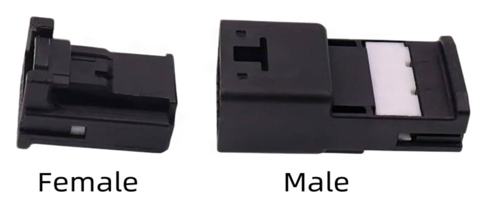 Connettore elettrico a filo da 12 pin da 1/5/10 pezzi(Female With Wires,10pcs)