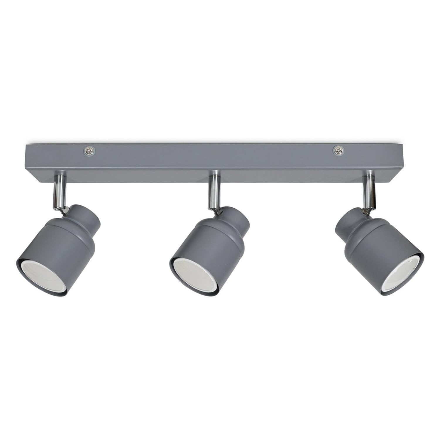 Valuelights Grey | Matt Way Bar Ceiling Spotlight Adjustable Gu10 Spotlight | Bath Ceiling Lights, Home Décor & Improvement Essential Size 3