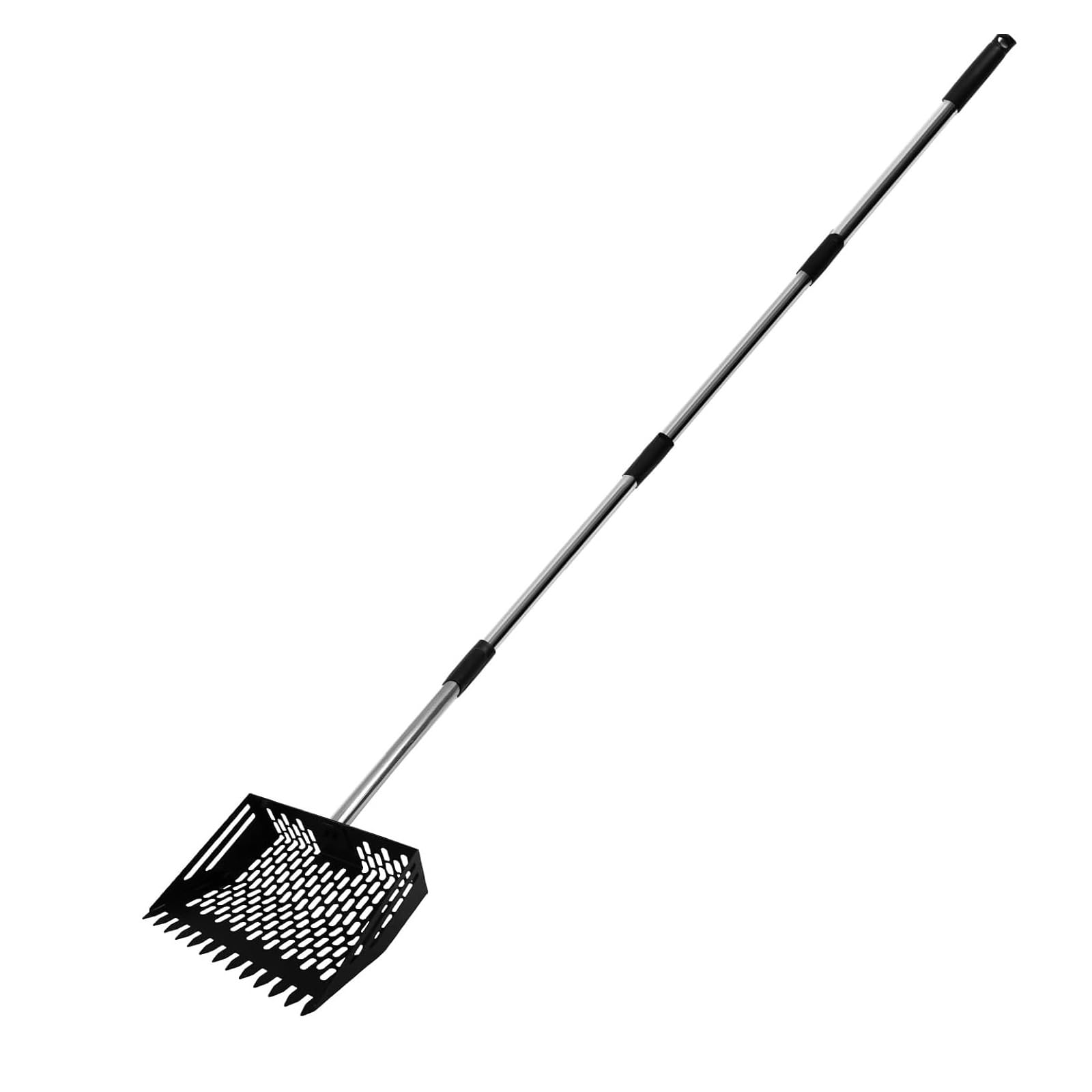 Cucharas ajustables para estiércol de pollo, mango ergonómico, pala de residuos de pollo para gallineros y mantenimiento