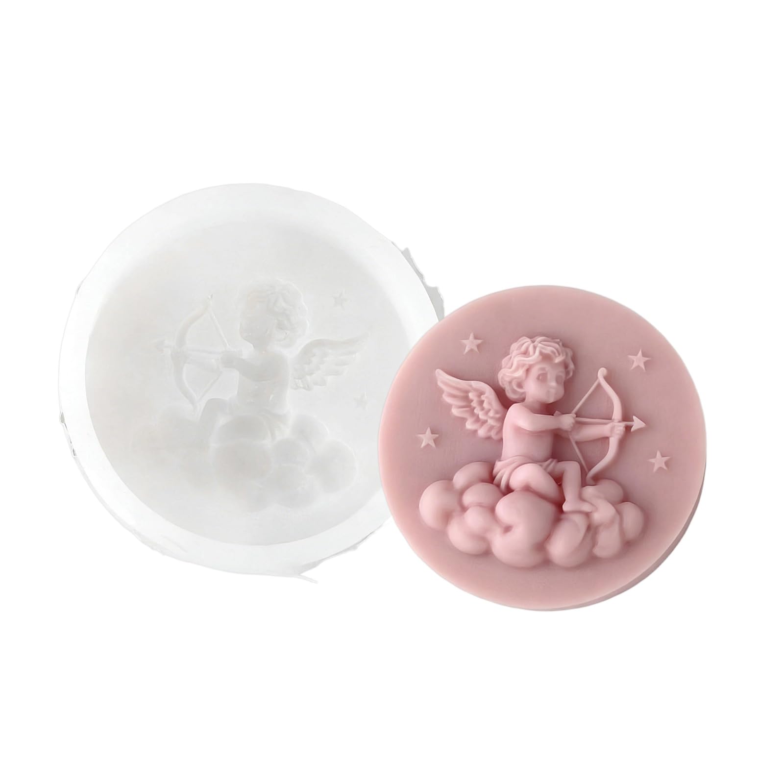 Kalttoy Sturdy Silicone Mold Making Shaped Candled Food Safe Parties Weddings Sleep Angel