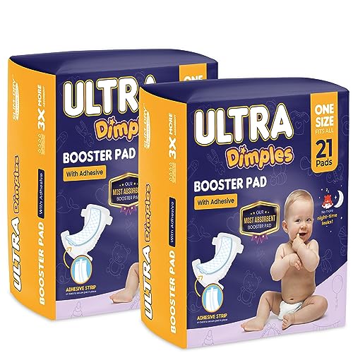 Inspire Ultra Dimples Diaper Booster Pads | Our Most Absorbent Diaper Inserts Ever | Diaper Pads Inserts Overnight or Daytime | Diaper Liners Turn Any Diaper into Super Overnight Diapers for Babies - Image 7