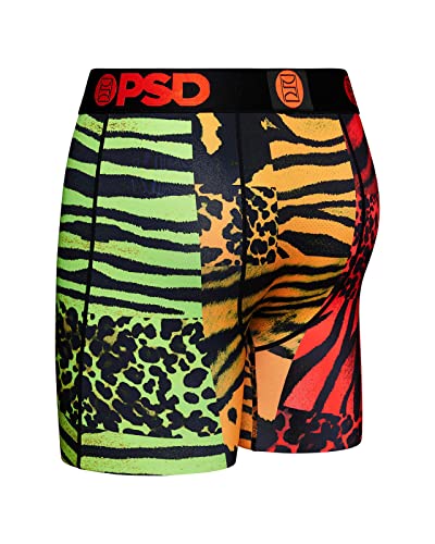PSD Men's Skins Glow Boxer Briefs, Multi, L2