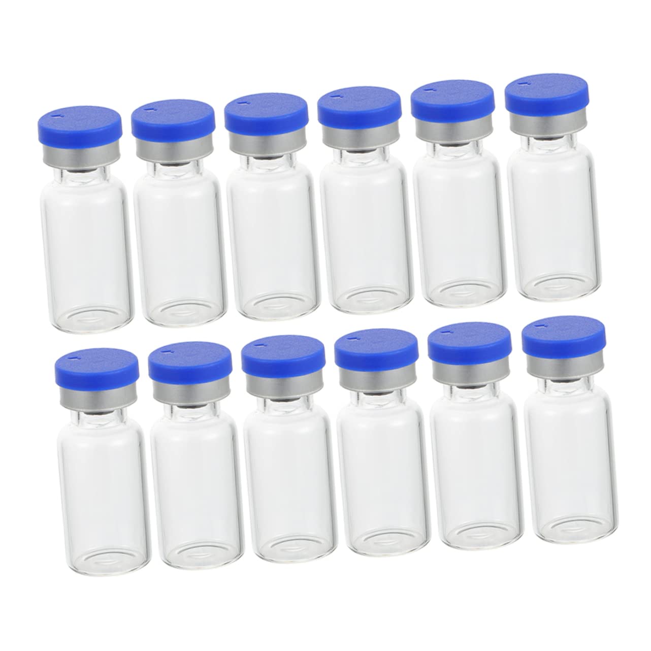 CIYODO Glass Containers for Liquids 50 Small Glass Vials with Corks 3ml Sample Bottles